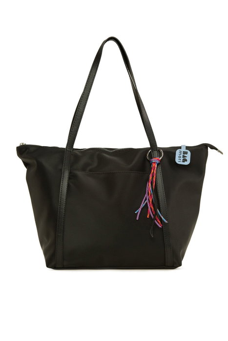 Zoozie Bags Bolso Tote Maxi de Satén Negro Zoozie Bags Bolso Tote Maxi de Satén Negro